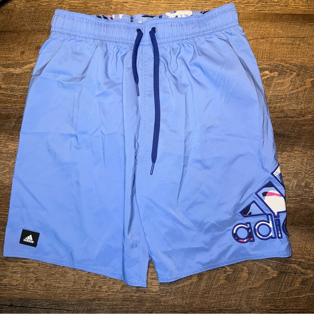 Adidas Swimwear Blue Fusion Shorts Men’s Size Small New with Tags